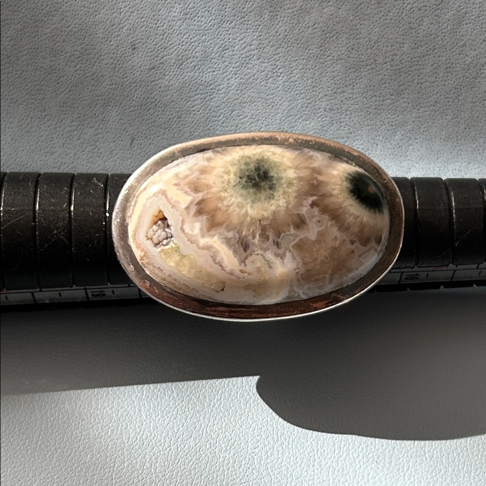 Unique Stone Ring With Natural Patterns - image 2